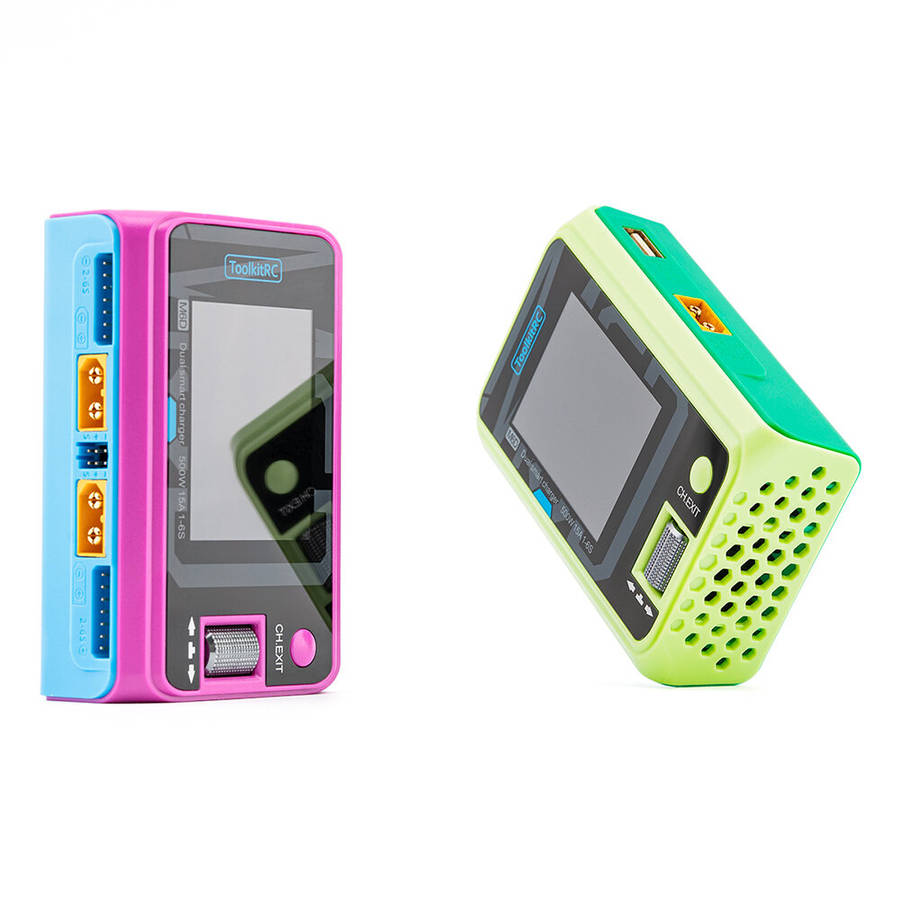 Mojito - ToolkitRC M6D 500W 15A High Power DC Dual Smart Charger Discharger for 1-6S Lipo LiHV Lion