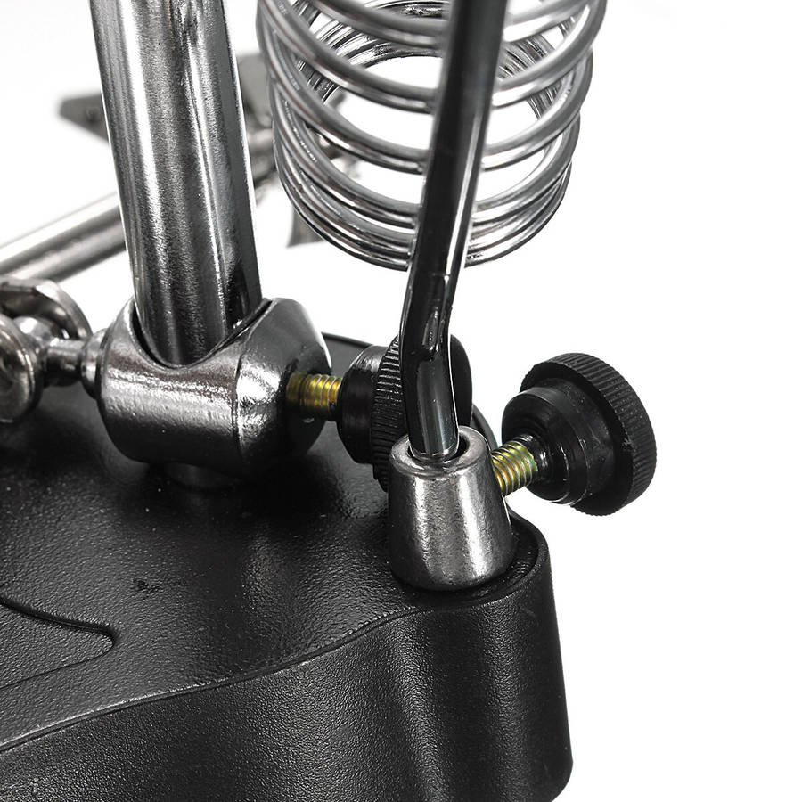 Multifunctional Electric Soldering Station Auxiliary Clamp Electric Iron Double Led Light Industrial