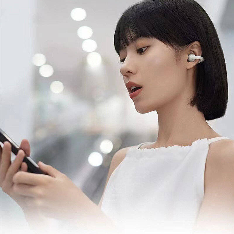 Black - Edifier Comfo Clip TWS Earclips Headset Wireless bluetooth 5.4 Earphone 12mm Moving Coil Dua