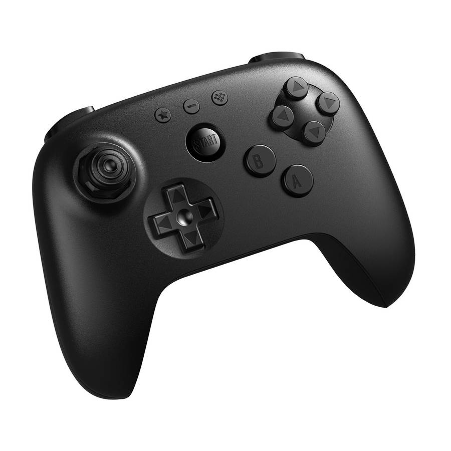 Black - 8Bitdo N64 Dual Mode Gaming Controller for Analogue 3D Switch Windows Android PC with Hall E