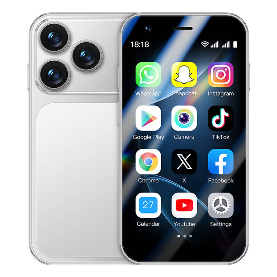Blue - ONEMYTH A17 Mini 3.0-Inch Android 8.1 2GB RAM 16GB ROM Dual SIM Unlocked Mobile Phone 2MP Cam