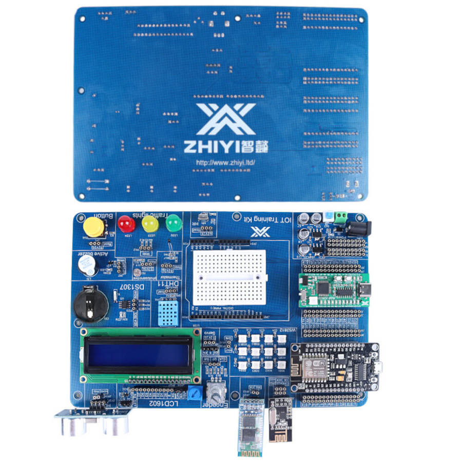 Full Kit - IOT Training Kit for Arduino Project ESP8266 Sensors Development Board DIY Educational El