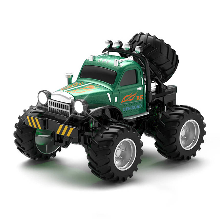 Purple - HG4-236 2.4G Mini Desktop Toy Alloy Off-road RC Car Electric Model Vehicle Toys