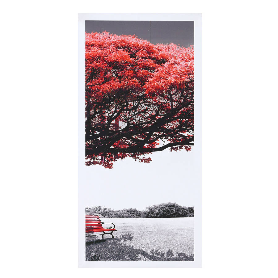 5Pcs Red Tree Canvas Paintings Wall Decorative Print Art Pictures Unframed Wall Hanging Home Office