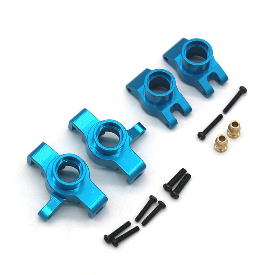 Red - Upgraded Metal Spare Parts Front Steering Cup Rear Wheel Seat Set for 1/20 MJX 20208 JJRC C881