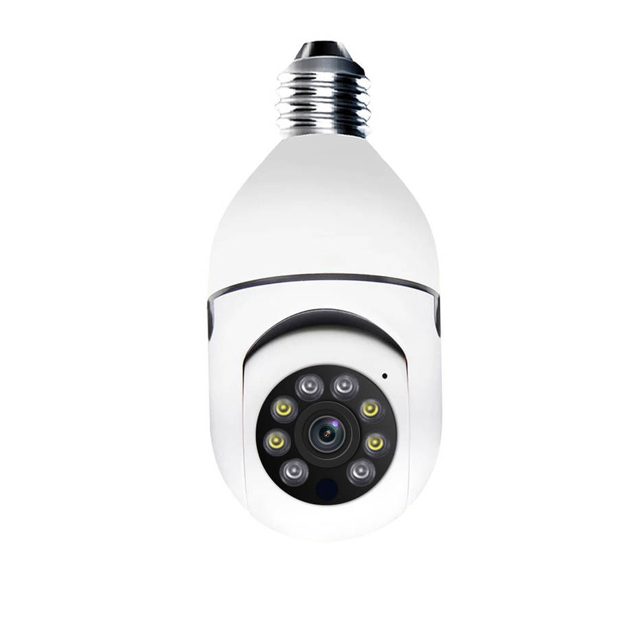 PR001 4MP IP Wifi Camera Motion Detection Mobile Tracking E27 Lamp Bulb Camera Alarm App Push Suppor