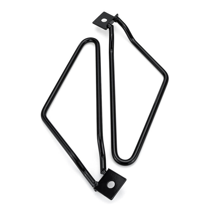 Black - Motorcycle Saddlebags Saddle Bag Support Bars Mount Bracket For Harley/Dyna/883/Iron/XL883N