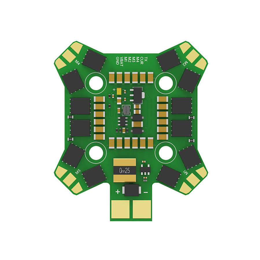 Flight Controller - 20x20mm iFlight BLITZ Mini F7 V1.1 Flight Controller & E55R 55A 2-6S BL_S 4in1 B
