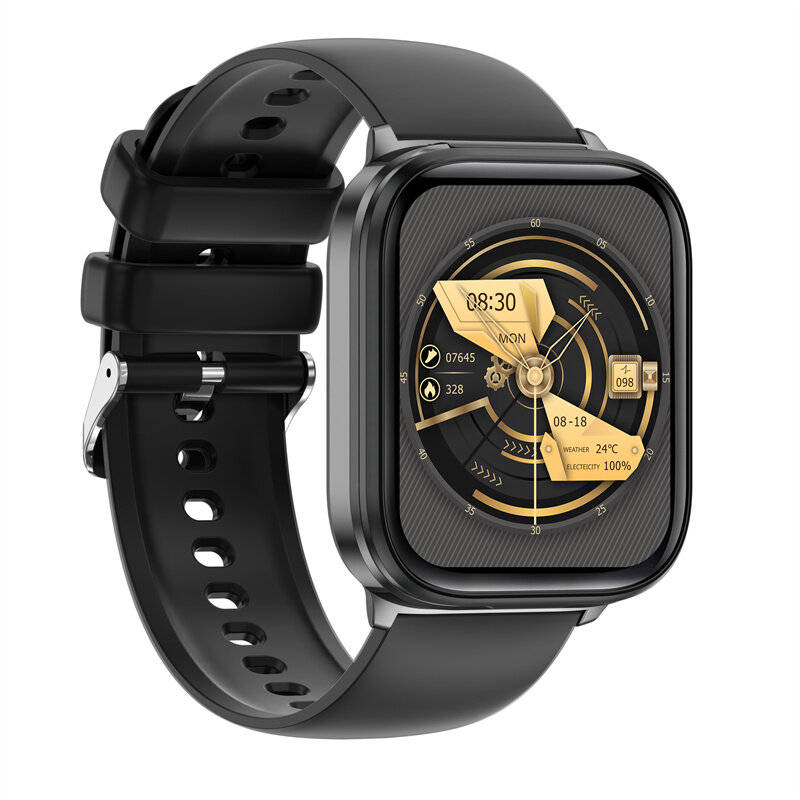 Gold - X9 1.85inch HD Screen TWS bluetooth Earphone Call Hall Switch Control Heart Rate Blood Oxygen