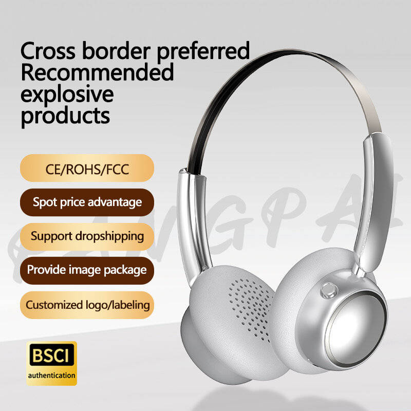 Brown - VJE11 Wireless Headset Portable bluetooth Headphone 40mm Dynamic Coil Unit Three-mode Breath