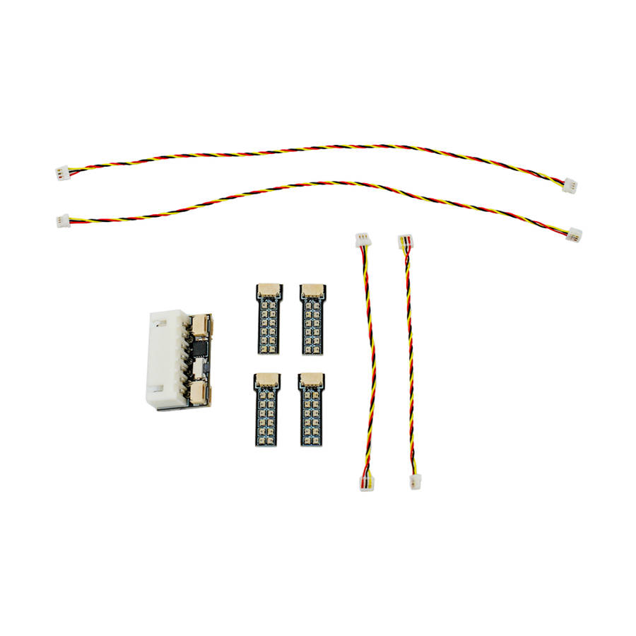 Lite Version - 4PCS DeepSpace PHLUX 2-3S Colorful LED Light Strip 3-5V For 5 Inch RC FPV Racing Dron