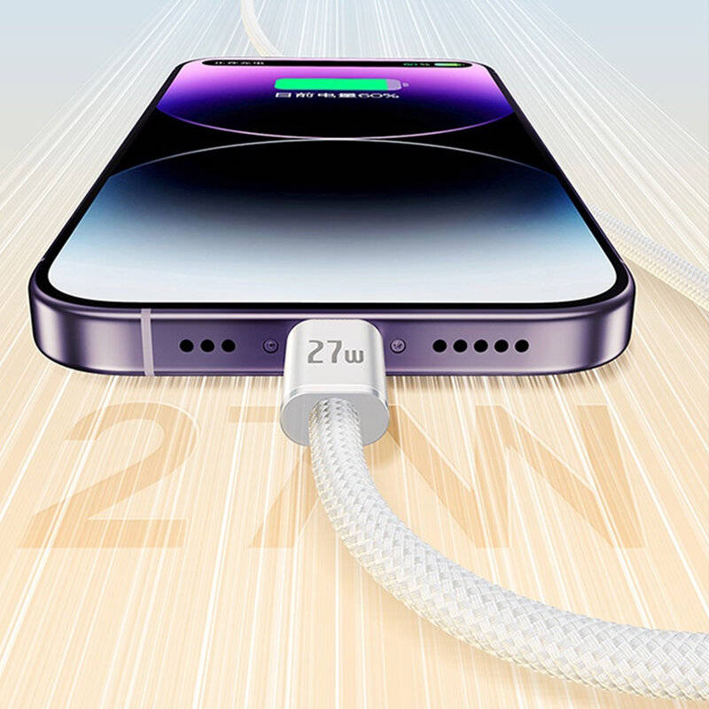 Black - Baseus CB000178 PD27W Type-C to iP Magnetic Adsorption Cable PD Fast Charging Data Transmiss