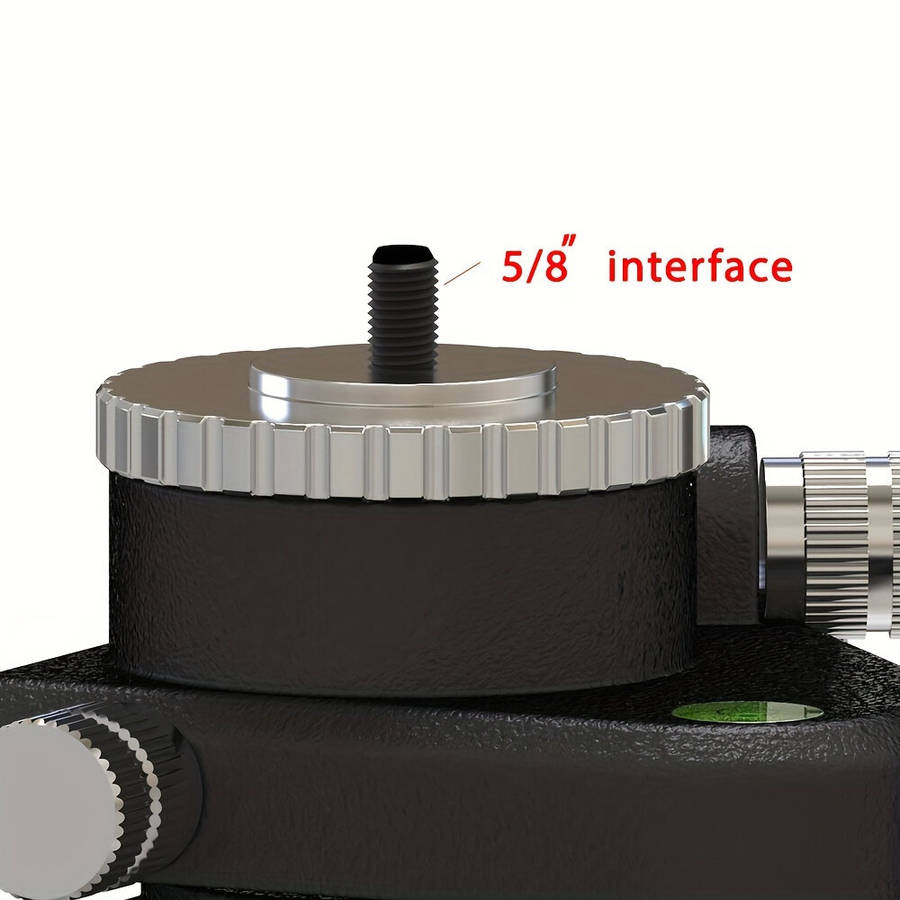 Black - HILDA Tripod Stand for Laser Level 360 Rotatable Aluminum Alloy Bracket Base 1/4'' Interface