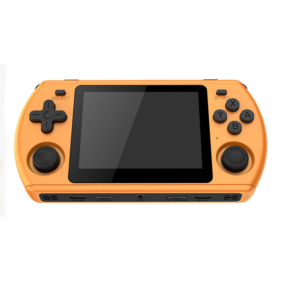 White - [64G] P36S Retro 64G Handheld Game Console 3.5-inch IPS Screen Quad Core Open Source Linux 3