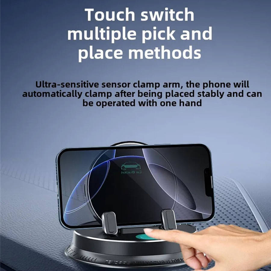 Black - Mobile Phone Holder Navigation Specific Car Support Mount Multi Functional Advanced Anti Sli