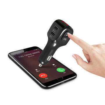 A01 Car Wireless bluetooth MP3 Player Dual USB Charger Fast Charging FM Transmitter Hands-Free Phone