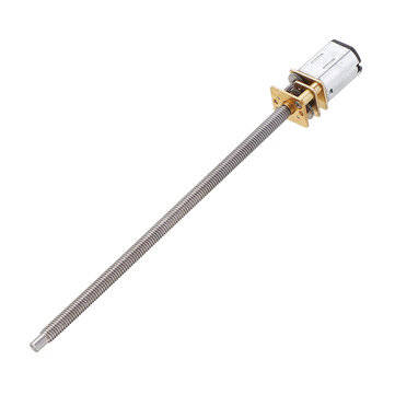 Machifit GA12N20 DC 12V Gear Motor Extra Long Thread Out Axis Reduction ... (ROTATE SPEED: 600RPM)