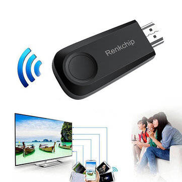 Renkchip E10 Smart Wireless Display Receiver Wireless Pusher 1080P WiFi Same Screen Device HD Push T