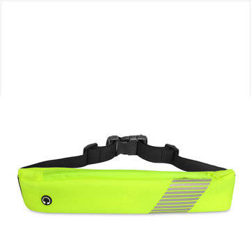KALOAD TPU Adjustable Sports Running Waist Bag Waterproof Phone Storage Bag Fitne... (COLOR.: GREEN)