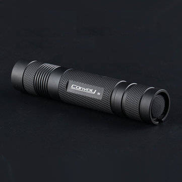 Convoy S2 7135*3 Driver 365nm Purple UV Flashlight Fluorescence Sterilization Banknote Detection Pen