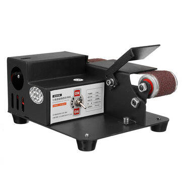 7 Speeds Multifunctional Mini Belt Sander Cutter Electric DIY Polishing Grinding Machine Tool