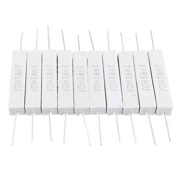 10pcs 10W 10 ohm 10R Ceramic Cement Resistor