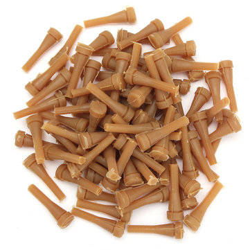 50Pcs Chicken Geese Poultry Plucking Fingers Plucker Picker Hair Removal Stick M... (COLOR1: YELLOW)