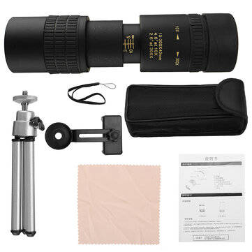 4K HD Monokular 10-300X40mm Fernglas Fokus Zoom Outdoor Fernrohr Teleskop Handy Waterp... (NO.: 002)
