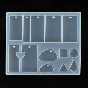 381Pcs DIY Crystal Epoxy Resin Mold Bracelet Pendant Jewelry Handmade Silicone Mold Set