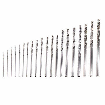 Mini Tiny Microo HSS TwIist Drill Bits Set 0.3-1.6mm Hand DIY Model Craft Tool Kit