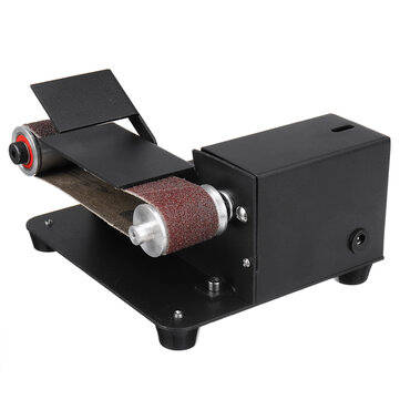 7 Speeds Multifunctional Mini Belt Sander Cutter Electric DIY Polishing Grinding Machine Tool