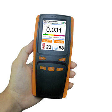Portable Ozone Analyzer Multifunctional O3 Ozone Meter Air Detector Intelligent Sensor Ozone Meter A