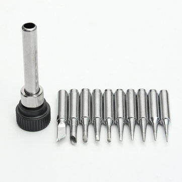 11Pcs 900M-T Soldering Iron Tips for 936 SAIKE ATTEN AOYUE KADA YIHUA Soldering Station