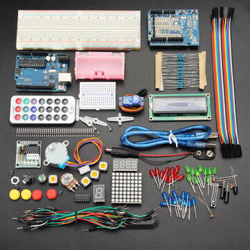 Geekcreit UNOR3 Basic Starter Kits No Battery Version for Arduino Carton Box Packaging