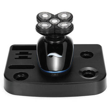 Rotary 5D USB Rechargeable Cordless Mens Electric Shaver Razor Bald Head Hair Trimmer