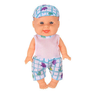 Simulation Baby 3D Creative Cute Doll Play House Toy Doll Vinyl Doll Gift (NO.: 002)