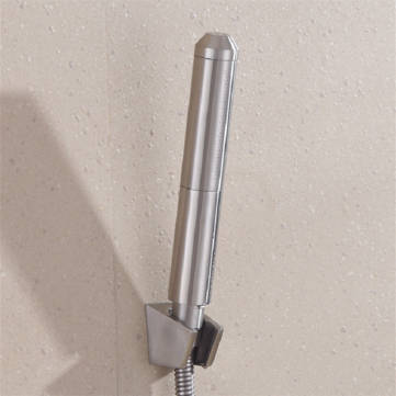 Stainless Steel Bathroom Portable Bidet Sprayer Handheld Showerhead Two Water Modes Ajustable Booste