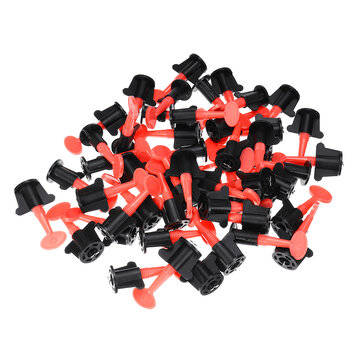 50 Sets Plastic T Wall Floor Ceramic Leveler Tools Tile Spacers Tile Leveling System Kit