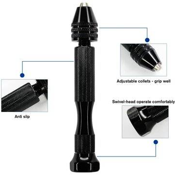 Mini Tiny Microo HSS TwIist Drill Bits Set 0.3-1.6mm Hand DIY Model Craft Tool Kit