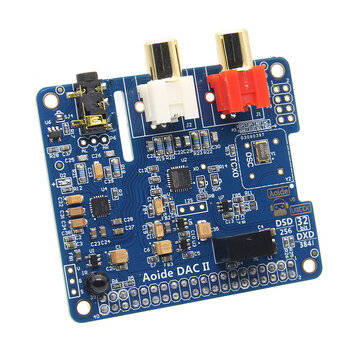 DAC II Hifi Sound Card 384-kHz/32-bit DSD/APE/FLAC/WAV Music Player Audio Expansion Board ES9018K2M