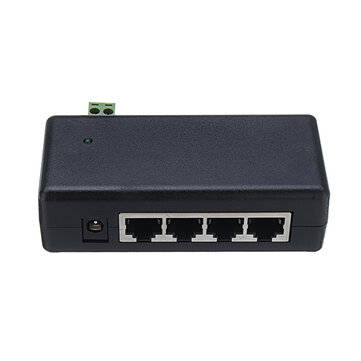 4Ports POE Injector POE Splitter for CCTV Network POE Camera Power Over Ethernet IEEE802.3af
