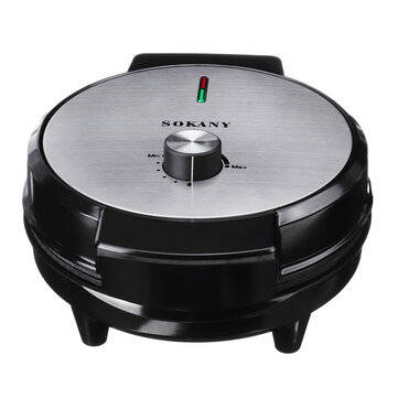 SOKANY 505 Electric Waffles Maker 1000W Double-side Adjustable Temperature Non-stick Sandwich Cake M