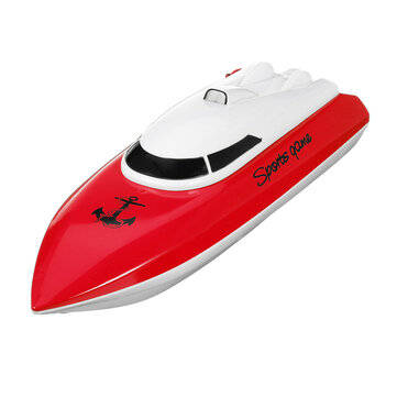 4CH Remote Control RC Racing Boat High Speed Electric Toy for Lake Pool Kid Gift (COLOR: RED)