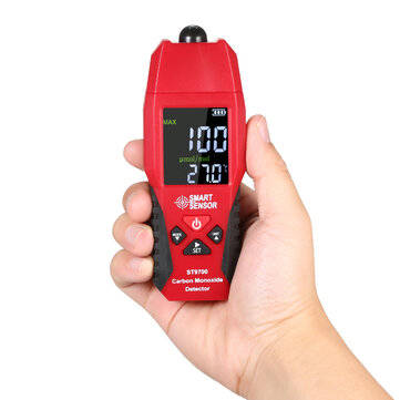 ST9700 Handheld 2 in 1 CO Gas Detector Temperature Meter Carbon Monoxide Analyzer Air Quality Monito