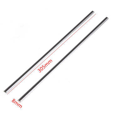 2pcs 305x8x2mm HSS Planer Knives HSS Planer Blades for Makita 2012NB 2012