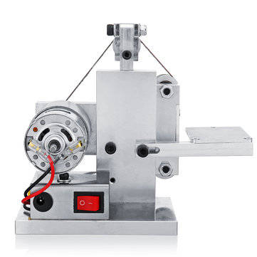220V DIY Mini Belt Sander Knife Apex Edge Sharpener Grinding Polishing Machine 330x10mm Belt