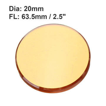 20mm Dia ZnSe Focus Lens for CO2 Laser Engraver/Cutter FL 1.5/2/2.5/3/4" (SIZE: 2.5)