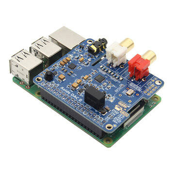 DAC II Hifi Sound Card 384-kHz/32-bit DSD/APE/FLAC/WAV Music Player Audio Expansion Board ES9018K2M