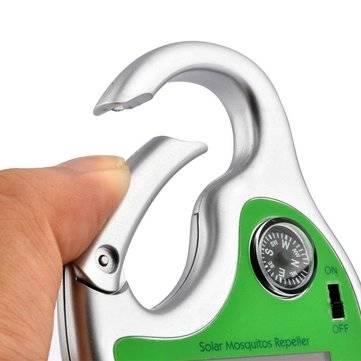 Solar Charging Portable Ultrasonic Compass Mosquito Repellent Electronic Mosquito Dispeller