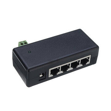4Ports POE Injector POE Splitter for CCTV Network POE Camera Power Over Ethernet IEEE802.3af